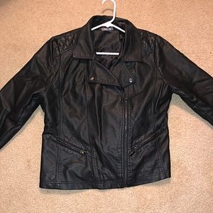 ✨Black Leather Biker Jacket✨